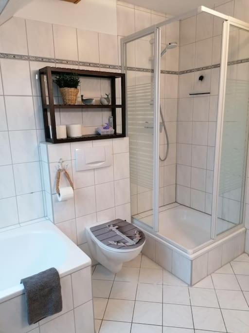 Ferienwohnung Fernblick Osdorf Esterno foto